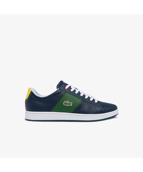 LACOSTE(ラコステ)の「メンズ CARNABY EVO 0722 3(スニーカー・メンズ・ネイビー/ホワイト×グリーン・25.5cm/26.5cm/28.5cm/25.0cm/26.0cm/27.0cm/28.0cm)」の1枚目の写真