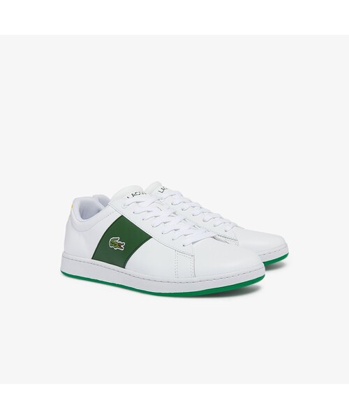 LACOSTE(ラコステ)の「メンズ CARNABY EVO 0722 3(スニーカー・メンズ・ネイビー/ホワイト×グリーン・25.5cm/26.5cm/28.5cm/25.0cm/26.0cm/27.0cm/28.0cm)」の3枚目の写真