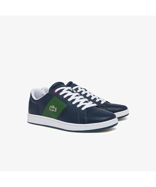 LACOSTE(ラコステ)の「メンズ CARNABY EVO 0722 3(スニーカー・メンズ・ネイビー/ホワイト×グリーン・25.5cm/26.5cm/28.5cm/25.0cm/26.0cm/27.0cm/28.0cm)」の11枚目の写真