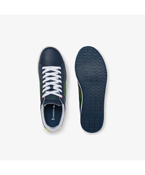LACOSTE(ラコステ)の「メンズ CARNABY EVO 0722 3(スニーカー・メンズ・ネイビー/ホワイト×グリーン・25.5cm/26.5cm/28.5cm/25.0cm/26.0cm/27.0cm/28.0cm)」の9枚目の写真
