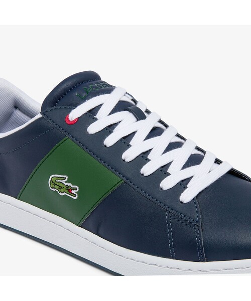 LACOSTE(ラコステ)の「メンズ CARNABY EVO 0722 3(スニーカー・メンズ・ネイビー/ホワイト×グリーン・25.5cm/26.5cm/28.5cm/25.0cm/26.0cm/27.0cm/28.0cm)」の7枚目の写真