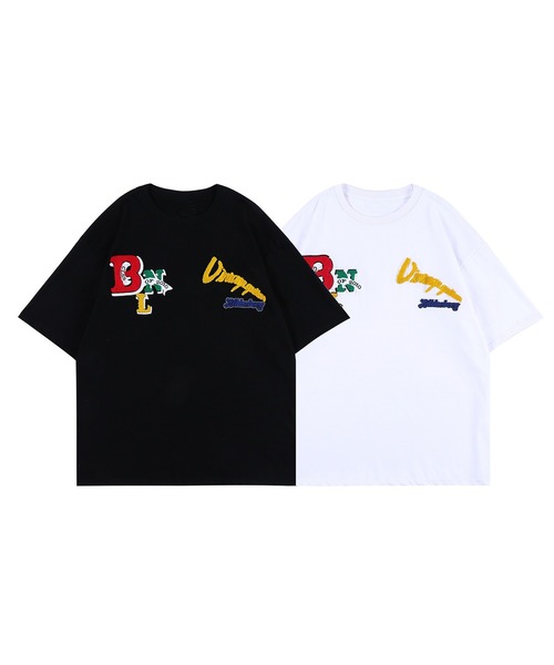HOOK（フック）の「HOOK-  アメカジ風ワッペン刺繍半袖TEE (SS)（Tシャツ/カットソー・メンズ・ホワイト/ブラック系その他/グリーン/ブラック/ベージュ/ブラック系その他2/グリーン系その他/ブルー・L/XL/M）」の17枚目の写真