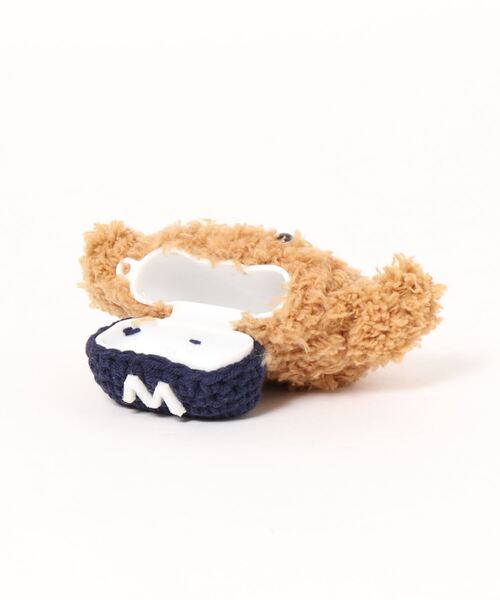 macaroni edge（マカロニエッジ）の「〈macaroni edge/マカロニエッジ〉帽子のクマさん エアポッズケース(AirPods/AirPodsPro/AirPods第3世代)（ヘッドフォン/イヤホン・レディース・ブラウン・1/2/3）」の4枚目の写真