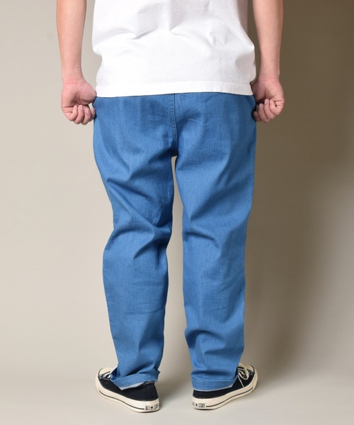 Back Channel(バックチャンネル)の「DENIM FIELD PANTS(デニムパンツ・メンズ・ダークインディゴブルー/ライトインディゴブルー・MEDIUM/LARGE/X-LARGE/SMALL)」の9枚目の写真