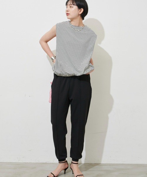 Aunt Marie's（アントマリーズ）の「イージージョガーパンツ（その他パンツ・レディース・ブラック/オレンジ/アイボリー/ネイビー・FREE）」の15枚目の写真