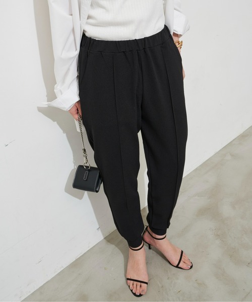 Aunt Marie's（アントマリーズ）の「イージージョガーパンツ（その他パンツ・レディース・ブラック/オレンジ/アイボリー/ネイビー・FREE）」の8枚目の写真