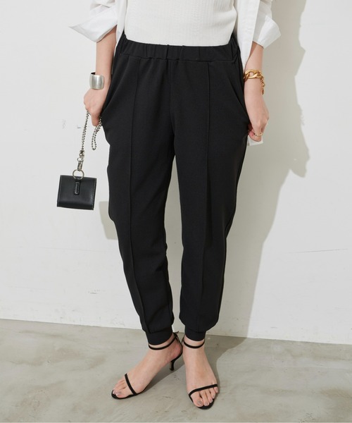 Aunt Marie's（アントマリーズ）の「イージージョガーパンツ（その他パンツ・レディース・ブラック/オレンジ/アイボリー/ネイビー・FREE）」の5枚目の写真