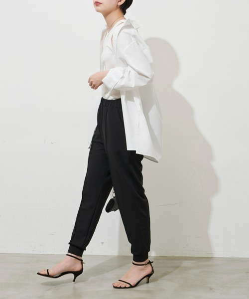 Aunt Marie's（アントマリーズ）の「イージージョガーパンツ（その他パンツ・レディース・ブラック/オレンジ/アイボリー/ネイビー・FREE）」の11枚目の写真