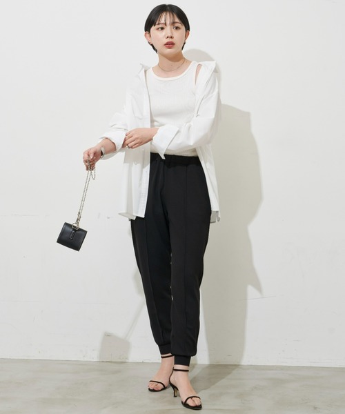 Aunt Marie's（アントマリーズ）の「イージージョガーパンツ（その他パンツ・レディース・ブラック/オレンジ/アイボリー/ネイビー・FREE）」の12枚目の写真