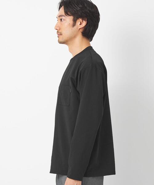 THE NORTH FACE(ザノースフェイス)の「<THE NORTH FACE(ザ ノースフェイス)>ロングスリーブ エアリー リラックス Tシャツ(Tシャツ/カットソー・メンズ・ホワイト/ブラック・L/M/XL)」の4枚目の写真