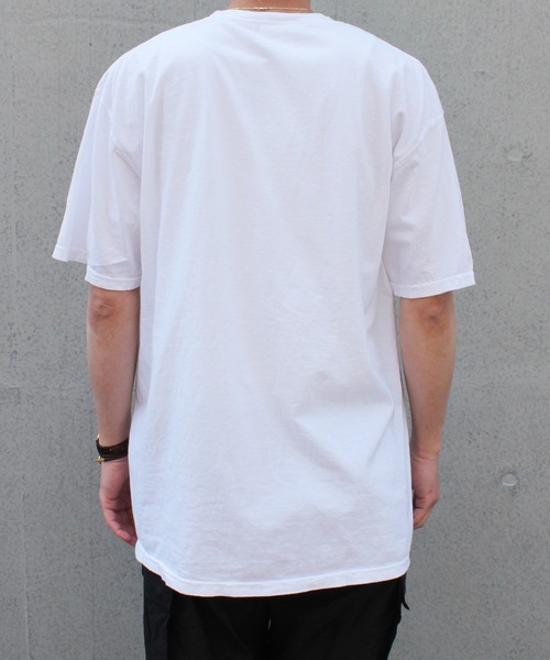 comfort colors（コンフォートカラーズ）の「【COMFORT COLORS】Garment Dyed Tee 6.1 oz ガーメントダイ Tシャツ CC1717（Tシャツ/カットソー・メンズ・ホワイト/インディゴブルー/スミクロ/フューシャピンク/オレンジ・L/M/XL）」の9枚目の写真