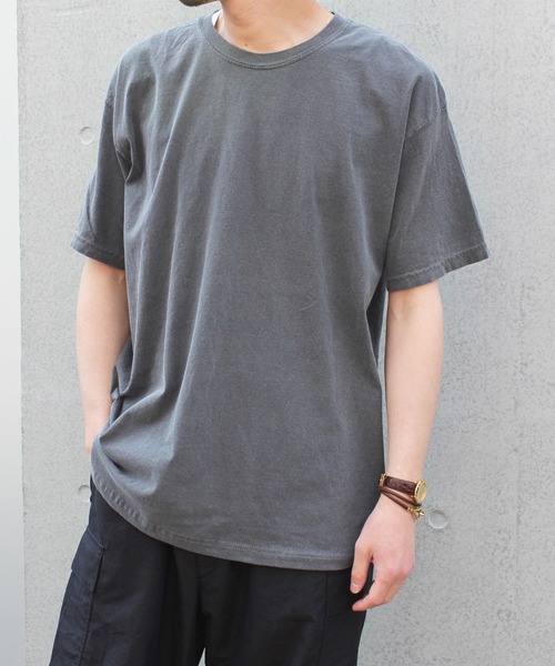comfort colors（コンフォートカラーズ）の「【COMFORT COLORS】Garment Dyed Tee 6.1 oz ガーメントダイ Tシャツ CC1717（Tシャツ/カットソー・メンズ・ホワイト/インディゴブルー/スミクロ/フューシャピンク/オレンジ・L/M/XL）」の11枚目の写真