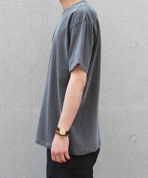 comfort colors（コンフォートカラーズ）の「【COMFORT COLORS】Garment Dyed Tee 6.1 oz ガーメントダイ Tシャツ CC1717（Tシャツ/カットソー・メンズ・ホワイト/インディゴブルー/スミクロ/フューシャピンク/オレンジ・L/M/XL）」の13枚目の写真