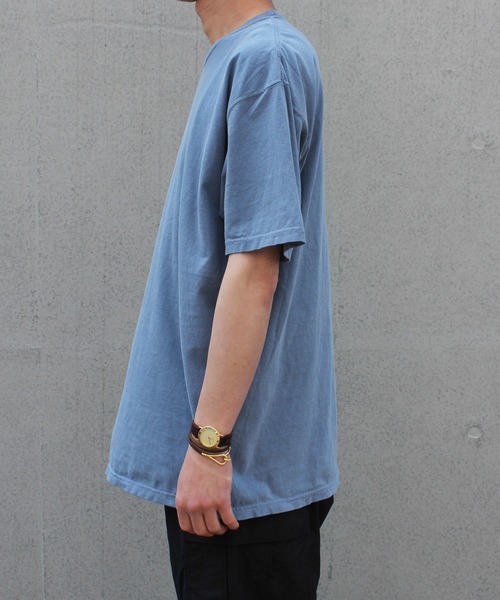comfort colors（コンフォートカラーズ）の「【COMFORT COLORS】Garment Dyed Tee 6.1 oz ガーメントダイ Tシャツ CC1717（Tシャツ/カットソー・メンズ・ホワイト/インディゴブルー/スミクロ/フューシャピンク/オレンジ・L/M/XL）」の16枚目の写真