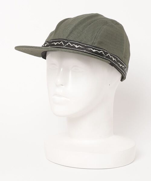 MANASTASH(マナスタッシュ)の「MANASTASH/マナスタッシュ MH-RIP CAP キャップ(キャップ・メンズ・ブラック/ナチュラル/カラフル/オリーブ系・FREE/F)」の3枚目の写真
