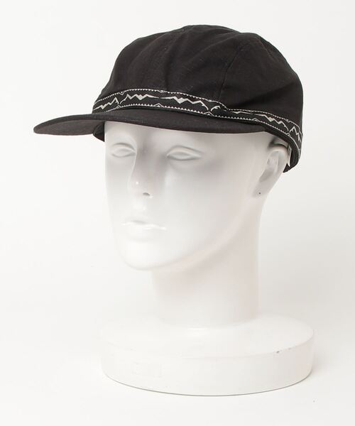 MANASTASH(マナスタッシュ)の「MANASTASH/マナスタッシュ MH-RIP CAP キャップ(キャップ・メンズ・ブラック/ナチュラル/カラフル/オリーブ系・FREE/F)」の2枚目の写真