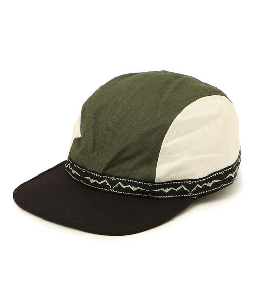 MANASTASH(マナスタッシュ)の「MANASTASH/マナスタッシュ MH-RIP CAP キャップ(キャップ・メンズ・ブラック/ナチュラル/カラフル/オリーブ系・FREE/F)」の6枚目の写真