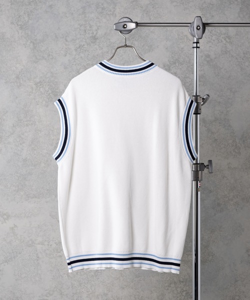 EDEL（エーデル）の「EDEL - サマーニットベスト（ベスト・メンズ・ホワイト/ベージュ/グレー/ライトグリーン・MEDIUM/LARGE）」の19枚目の写真