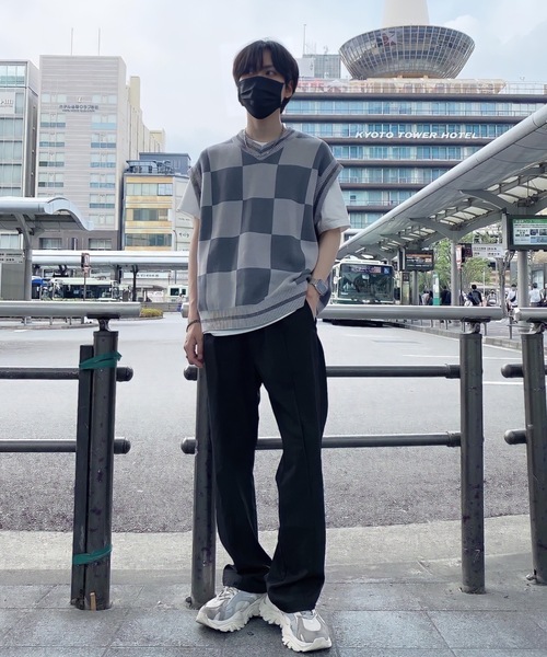 EDEL（エーデル）の「EDEL - サマーニットベスト（ベスト・メンズ・ホワイト/ベージュ/グレー/ライトグリーン・MEDIUM/LARGE）」の10枚目の写真