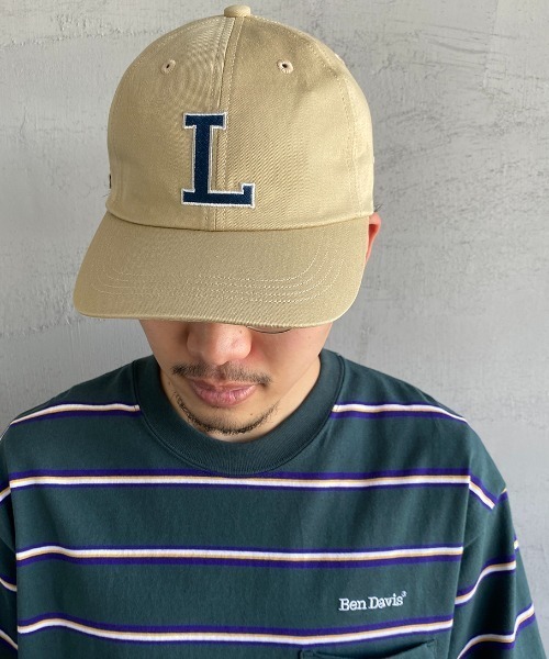 LACOSTE（ラコステ）の「[LACOSTE/ラコステ] Lロゴ刺繍 コットンツイルキャップ（キャップ・メンズ・ブラック/ベージュ/カーキ・ONE SIZE）」の2枚目の写真