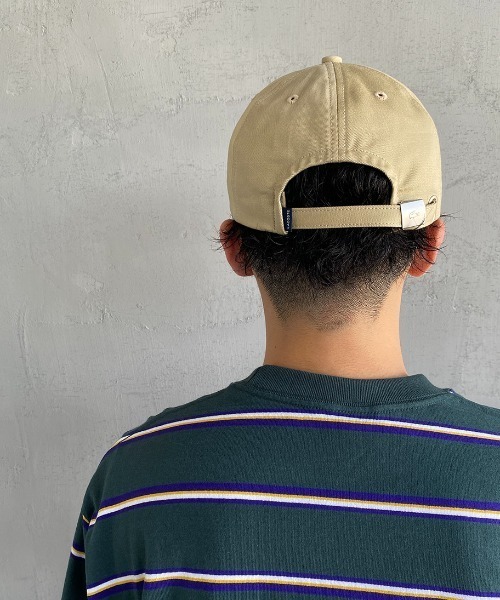LACOSTE（ラコステ）の「[LACOSTE/ラコステ] Lロゴ刺繍 コットンツイルキャップ（キャップ・メンズ・ブラック/ベージュ/カーキ・ONE SIZE）」の9枚目の写真