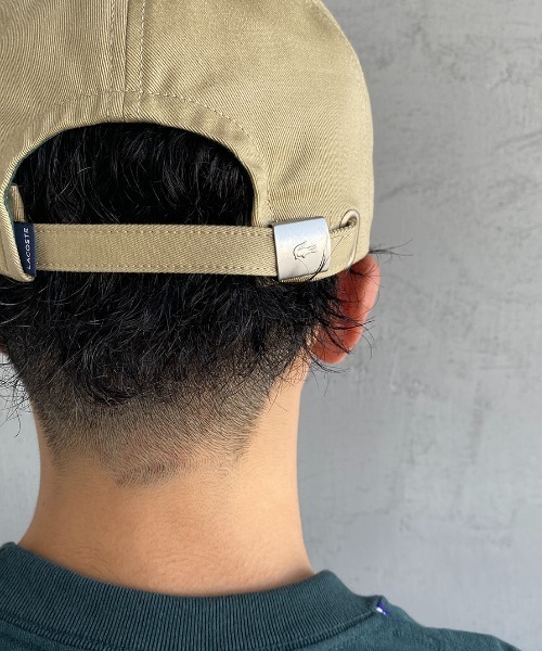 LACOSTE（ラコステ）の「[LACOSTE/ラコステ] Lロゴ刺繍 コットンツイルキャップ（キャップ・メンズ・ブラック/ベージュ/カーキ・ONE SIZE）」の17枚目の写真