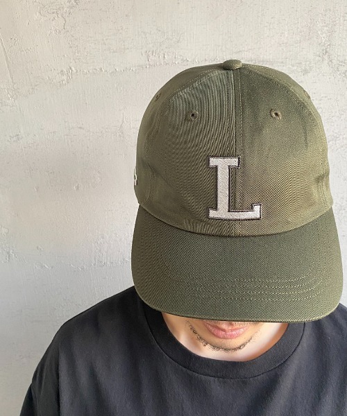 LACOSTE（ラコステ）の「[LACOSTE/ラコステ] Lロゴ刺繍 コットンツイルキャップ（キャップ・メンズ・ブラック/ベージュ/カーキ・ONE SIZE）」の14枚目の写真