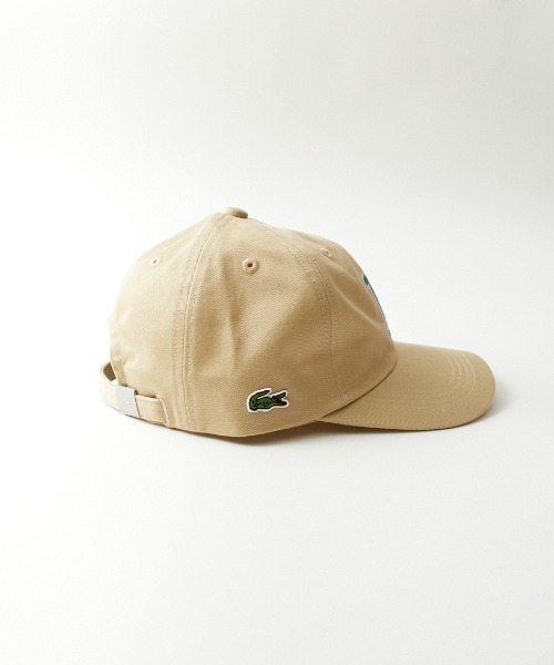 LACOSTE（ラコステ）の「[LACOSTE/ラコステ] Lロゴ刺繍 コットンツイルキャップ（キャップ・メンズ・ブラック/ベージュ/カーキ・ONE SIZE）」の15枚目の写真