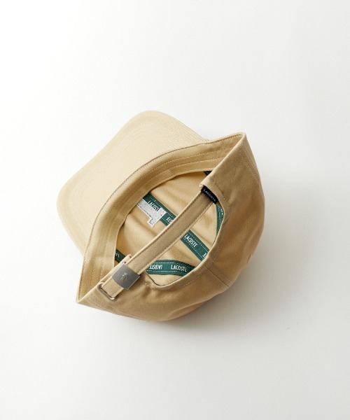 LACOSTE（ラコステ）の「[LACOSTE/ラコステ] Lロゴ刺繍 コットンツイルキャップ（キャップ・メンズ・ブラック/ベージュ/カーキ・ONE SIZE）」の11枚目の写真
