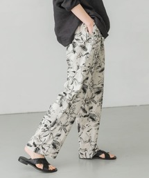 かぐれ | レーヨンリネンプリントパンツ(その他パンツ)