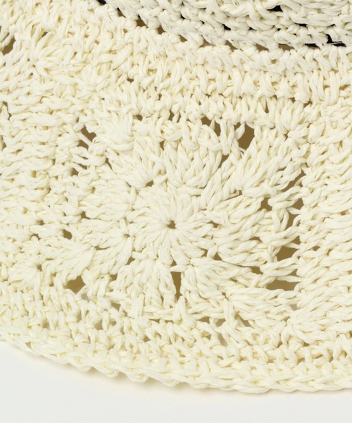 niko and...（ニコアンド）の「オリジナルペーパークロシェハット（ハット・レディース・オフホワイト/ライトブラウン/その他1・FREE）」の11枚目の写真