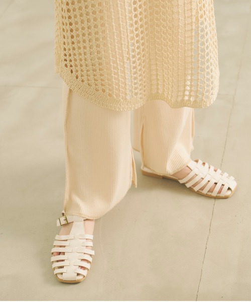 Ambre Neige(アンブルネージュ)の「【前後2WAY】メッシュキャミワンピース/WEB/EC限定商品(ワンピース・レディース・ダークブラウン/アイボリー/ライトベージュ・FREE)」の18枚目の写真