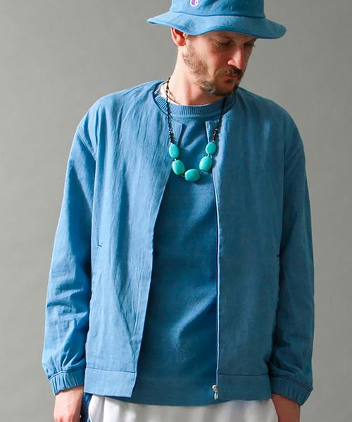 MONKEY TIME（モンキータイム）の「＜monkey time＞ ∴ 4.5oz/DNM NO/CLR BLSN/ブルゾン ◆（ブルゾン・メンズ・コバルトブルー・SMALL/X-LARGE/MEDIUM/LARGE）」の2枚目の写真