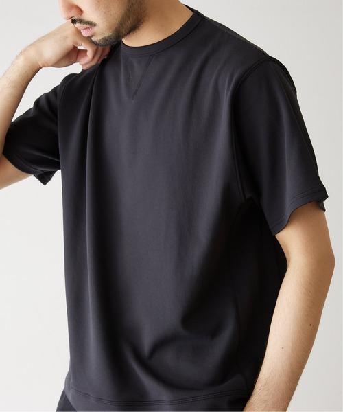 417 EDIFICE(フォーワンセブンエディフィス)の「ドライダンボールスウェットTシャツ【Made in Japan】(Tシャツ/カットソー・メンズ・ブラック/ベージュ/ブルー/グレー・SMALL/MEDIUM/LARGE)」の2枚目の写真