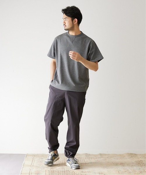 417 EDIFICE(フォーワンセブンエディフィス)の「ドライダンボールスウェットTシャツ【Made in Japan】(Tシャツ/カットソー・メンズ・ブラック/ベージュ/ブルー/グレー・SMALL/MEDIUM/LARGE)」の20枚目の写真