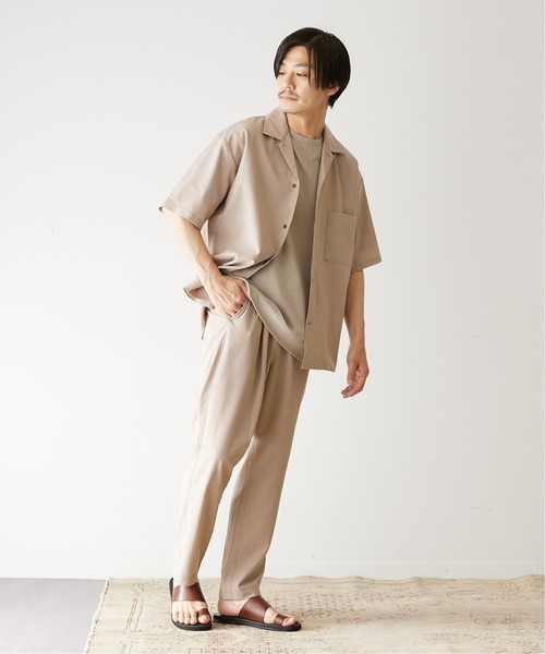 417 EDIFICE(フォーワンセブンエディフィス)の「ドライダンボールスウェットTシャツ【Made in Japan】(Tシャツ/カットソー・メンズ・ブラック/ベージュ/ブルー/グレー・SMALL/MEDIUM/LARGE)」の13枚目の写真