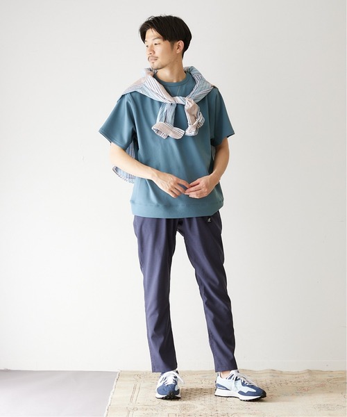 417 EDIFICE(フォーワンセブンエディフィス)の「ドライダンボールスウェットTシャツ【Made in Japan】(Tシャツ/カットソー・メンズ・ブラック/ベージュ/ブルー/グレー・SMALL/MEDIUM/LARGE)」の18枚目の写真