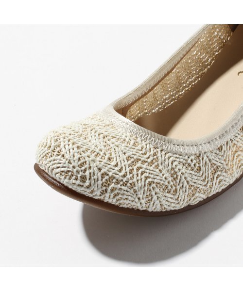 LE TALON（ルタロン）の「◇3.5CMウェーブパナマウェッジ（パンプス・レディース・アイボリー/ブラック/グレー・37.5/35.5/38/37/36/36.5）」の7枚目の写真