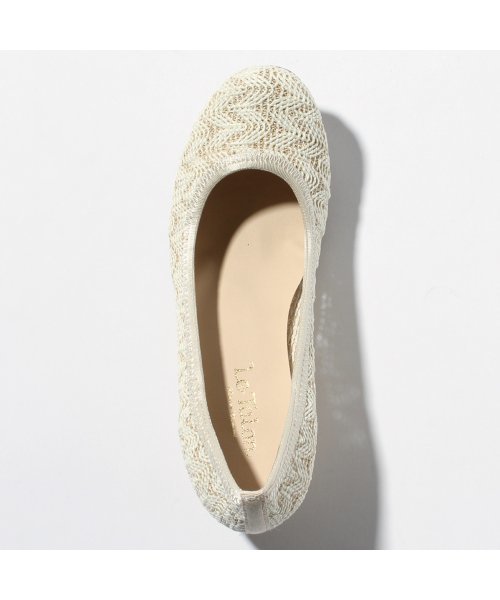 LE TALON（ルタロン）の「◇3.5CMウェーブパナマウェッジ（パンプス・レディース・アイボリー/ブラック/グレー・37.5/35.5/38/37/36/36.5）」の9枚目の写真