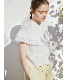 ダブルレースブラウス