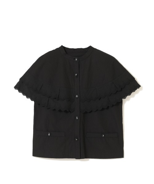 COEL（コエル）の「ダブルレースブラウス（シャツ/ブラウス・レディース・ホワイト/ブラック・FREE）」の22枚目の写真