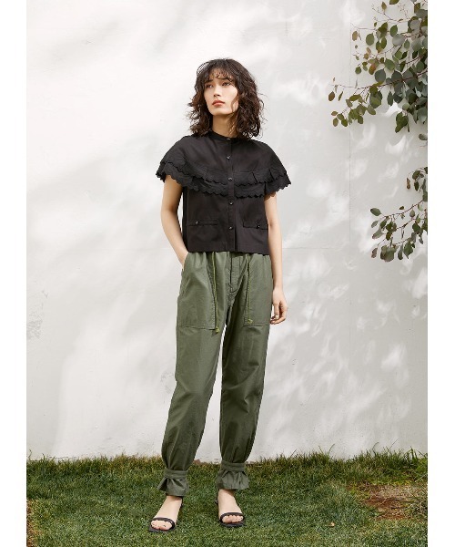 COEL（コエル）の「ダブルレースブラウス（シャツ/ブラウス・レディース・ホワイト/ブラック・FREE）」の20枚目の写真