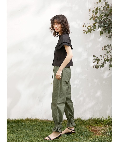 COEL（コエル）の「ダブルレースブラウス（シャツ/ブラウス・レディース・ホワイト/ブラック・FREE）」の18枚目の写真