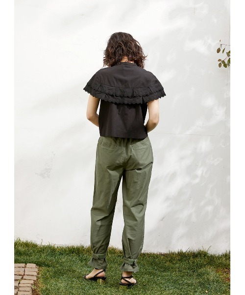 COEL（コエル）の「ダブルレースブラウス（シャツ/ブラウス・レディース・ホワイト/ブラック・FREE）」の16枚目の写真