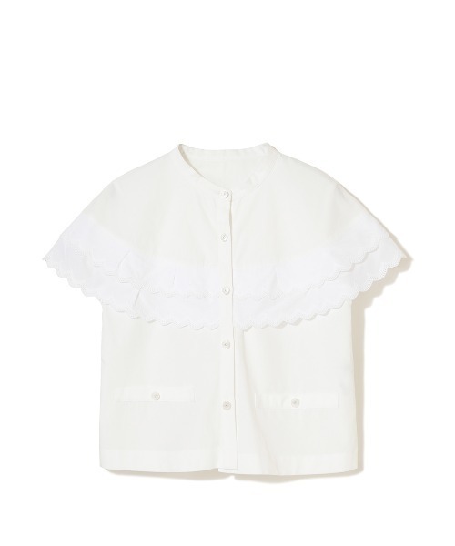 COEL（コエル）の「ダブルレースブラウス（シャツ/ブラウス・レディース・ホワイト/ブラック・FREE）」の21枚目の写真