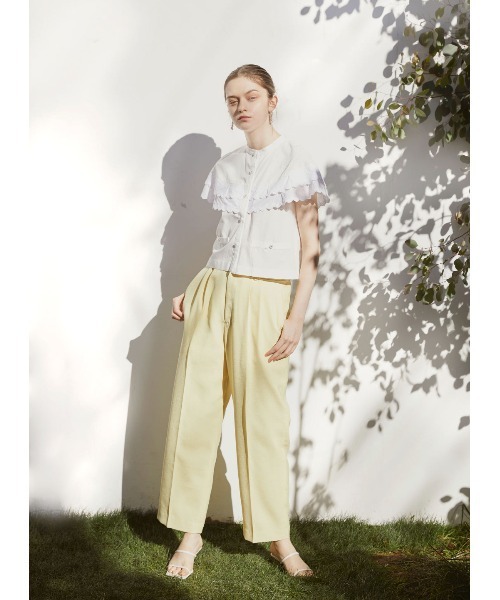 COEL（コエル）の「ダブルレースブラウス（シャツ/ブラウス・レディース・ホワイト/ブラック・FREE）」の8枚目の写真