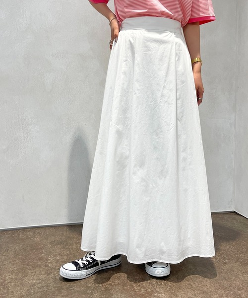 apres jour mignon（アプレジュールミニョン）の「フレアスカート　【ZOZOTOWN限定アイテム】（スカート・レディース・オフホワイト/ブラック・MEDIUM/SMALL/X-LARGE）」の3枚目の写真