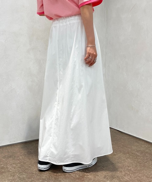 apres jour mignon（アプレジュールミニョン）の「フレアスカート　【ZOZOTOWN限定アイテム】（スカート・レディース・オフホワイト/ブラック・MEDIUM/SMALL/X-LARGE）」の5枚目の写真