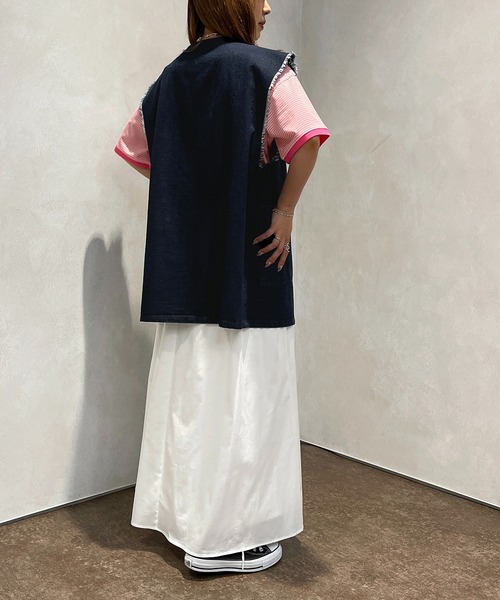 apres jour mignon（アプレジュールミニョン）の「フレアスカート　【ZOZOTOWN限定アイテム】（スカート・レディース・オフホワイト/ブラック・MEDIUM/SMALL/X-LARGE）」の8枚目の写真