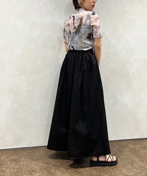 apres jour mignon（アプレジュールミニョン）の「フレアスカート　【ZOZOTOWN限定アイテム】（スカート・レディース・オフホワイト/ブラック・MEDIUM/SMALL/X-LARGE）」の16枚目の写真